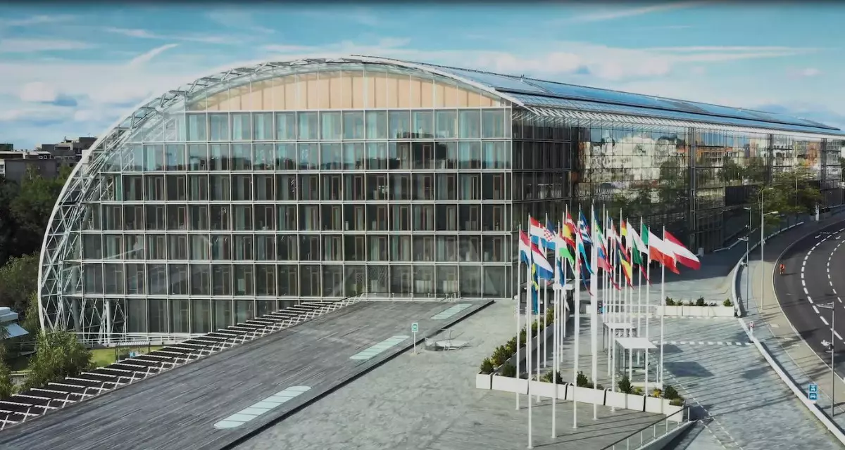 Hauptgebäude der Europäischen Investitionsbank in Luxemburg. Foto: EIB.