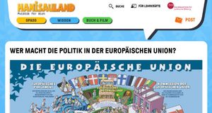 Hanisauland: Europäische Institutionen. Bpb